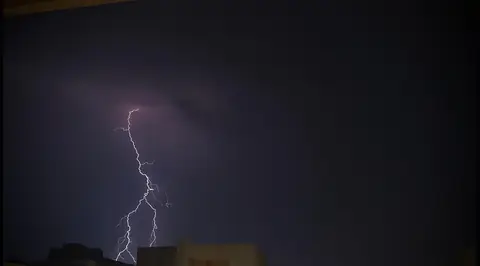 Cloud-to-ground lightning